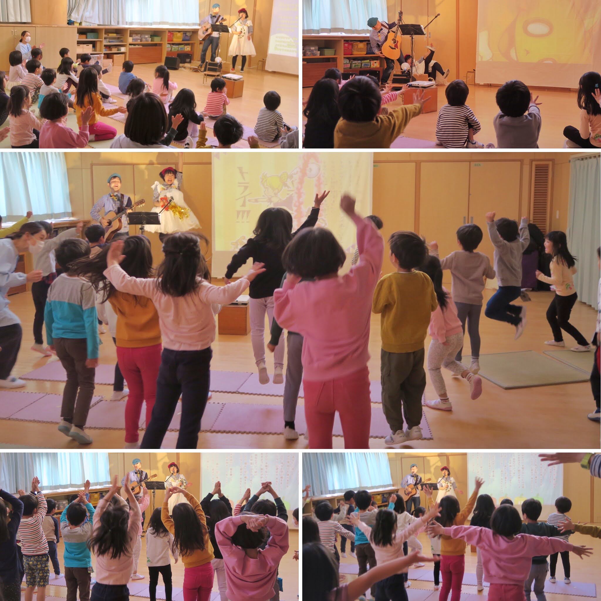 子どもたちの元気を引き出す保育園コンサートです