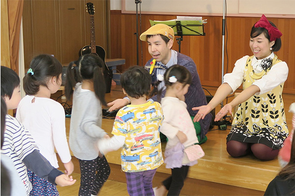 子どもたちとのふれあいが嬉しい